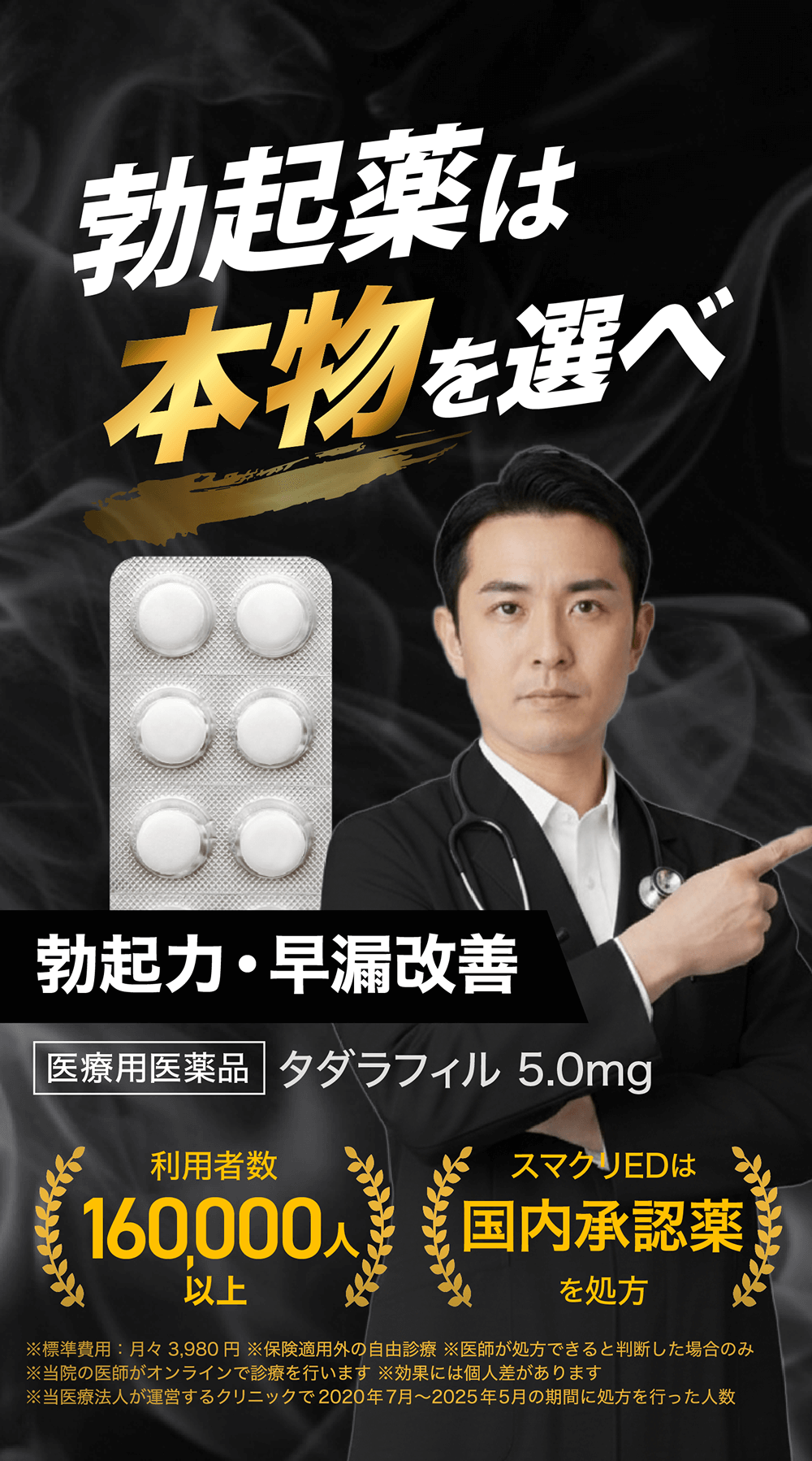 勃起薬は本物を選べ 勃起力・早漏改善